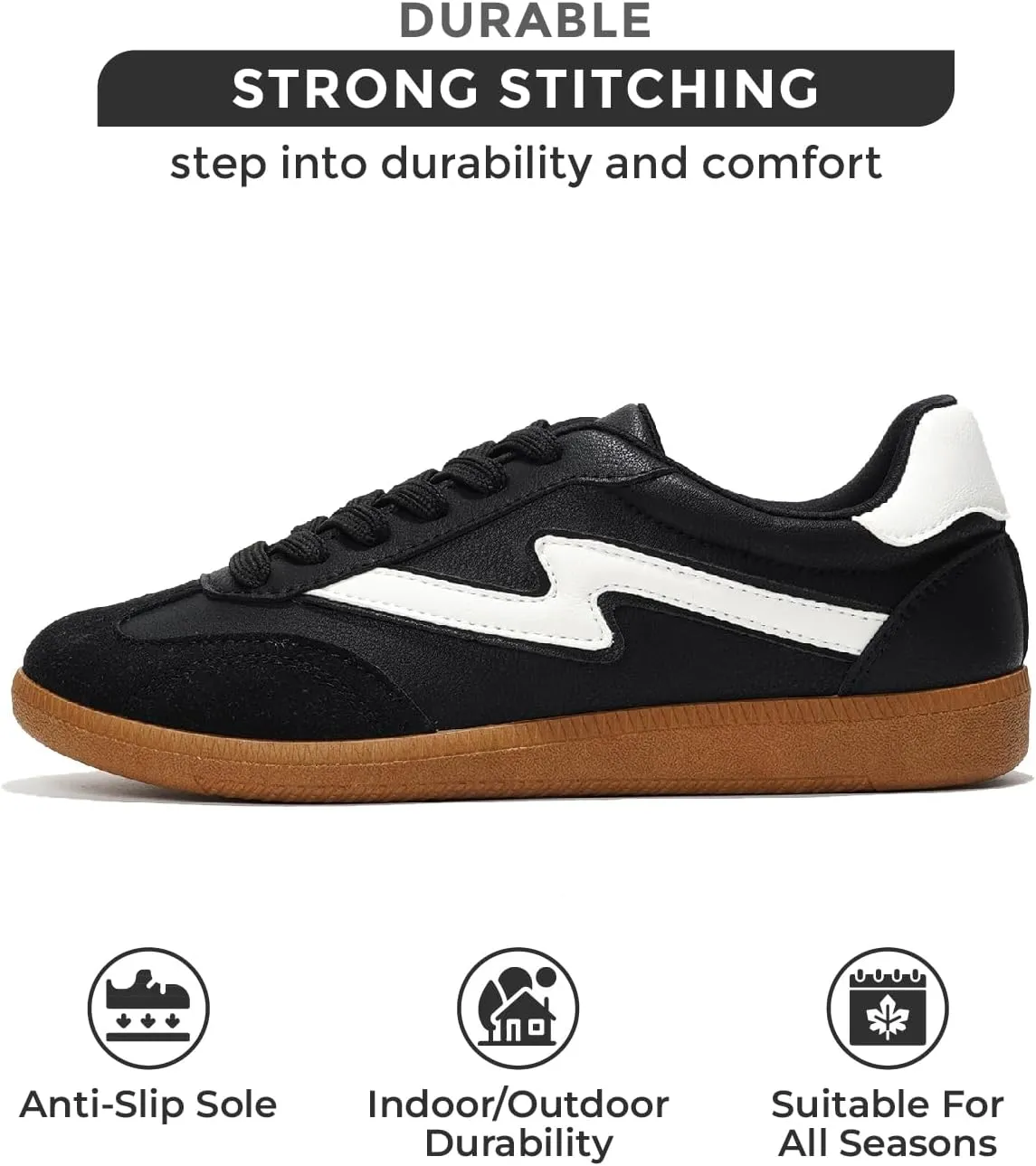 Project Cloud Sneakers for Women - Lace-Up Shoes for Women Trendy Women Sneakers with Memory Foam Insole Women's Fashion Sneakers Non-Slip Womens Shoes (Irita)
