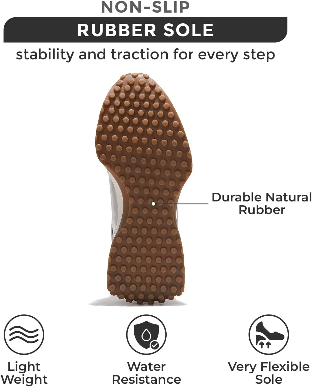 Project Cloud Trendy Sneakers for Women - Memory Foam and Non-Slip Comfortable Casual Ladies Shoes for Womens Fashion Sneakers - Lightweight Lace-up Shoes (Lecco)