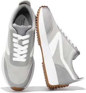 Project Cloud Womens Sneakers - Memory Foam Insole and Lightweight Spring Shoes - Non-Slip Lace Up Trendy Shoes - Fashion Sneakers for Women 2025