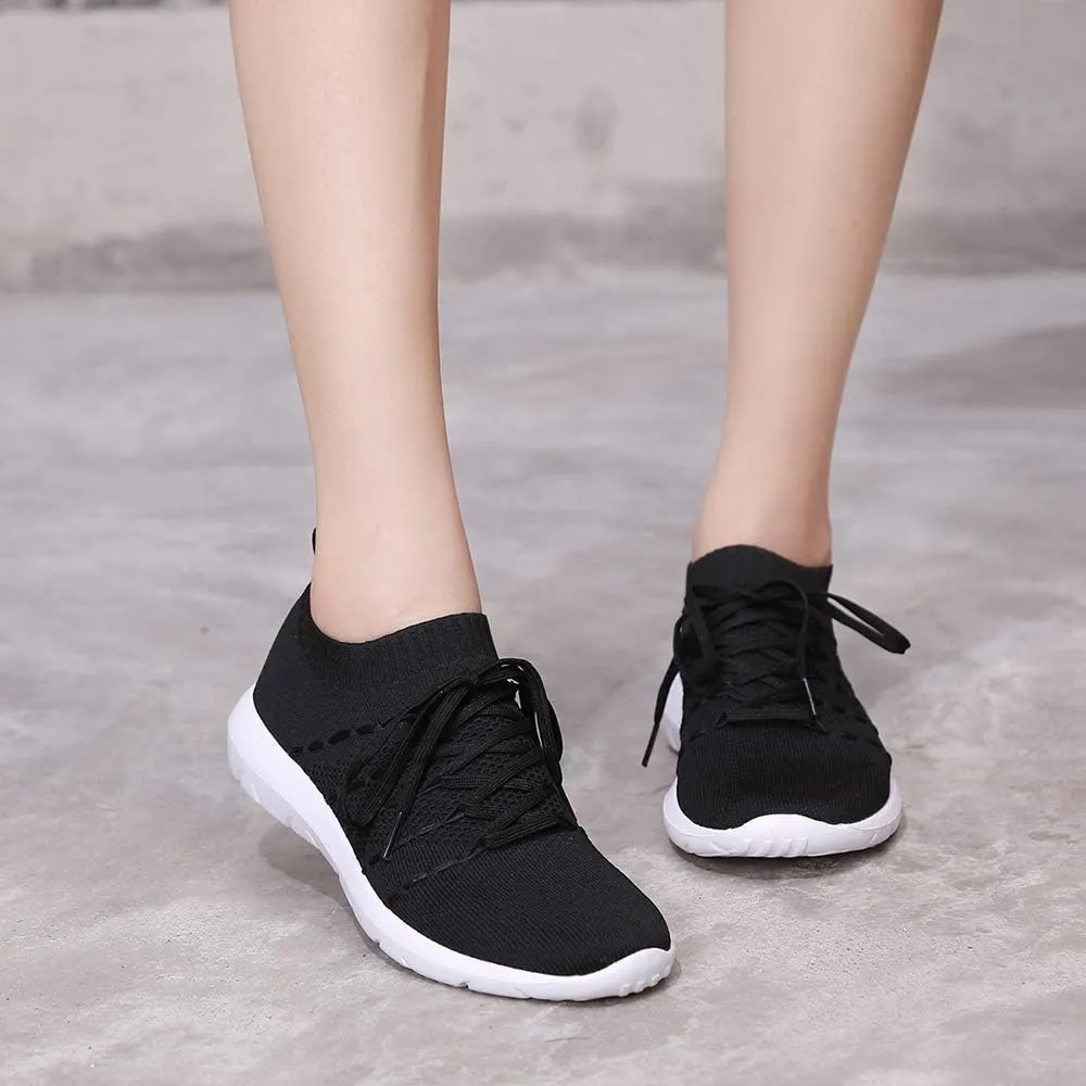 Pt&Hq Comfortable Tennis Running Shoes for Women Lightweight and Slip On Sneakers Casual Women's Walking Shoes