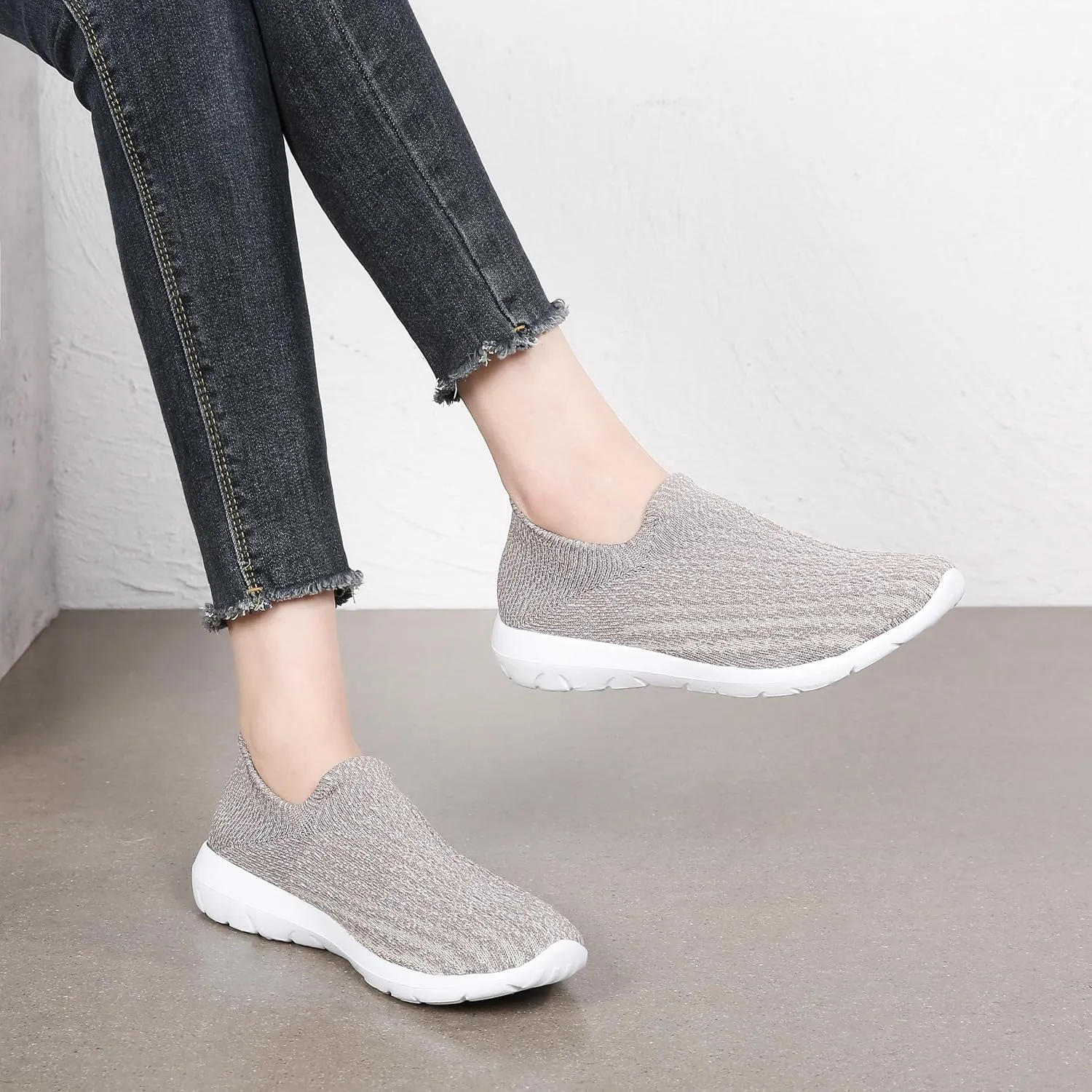 Pt&Hq Comfortable Tennis Running Shoes for Women Lightweight and Slip On Sneakers Casual Women's Walking Shoes