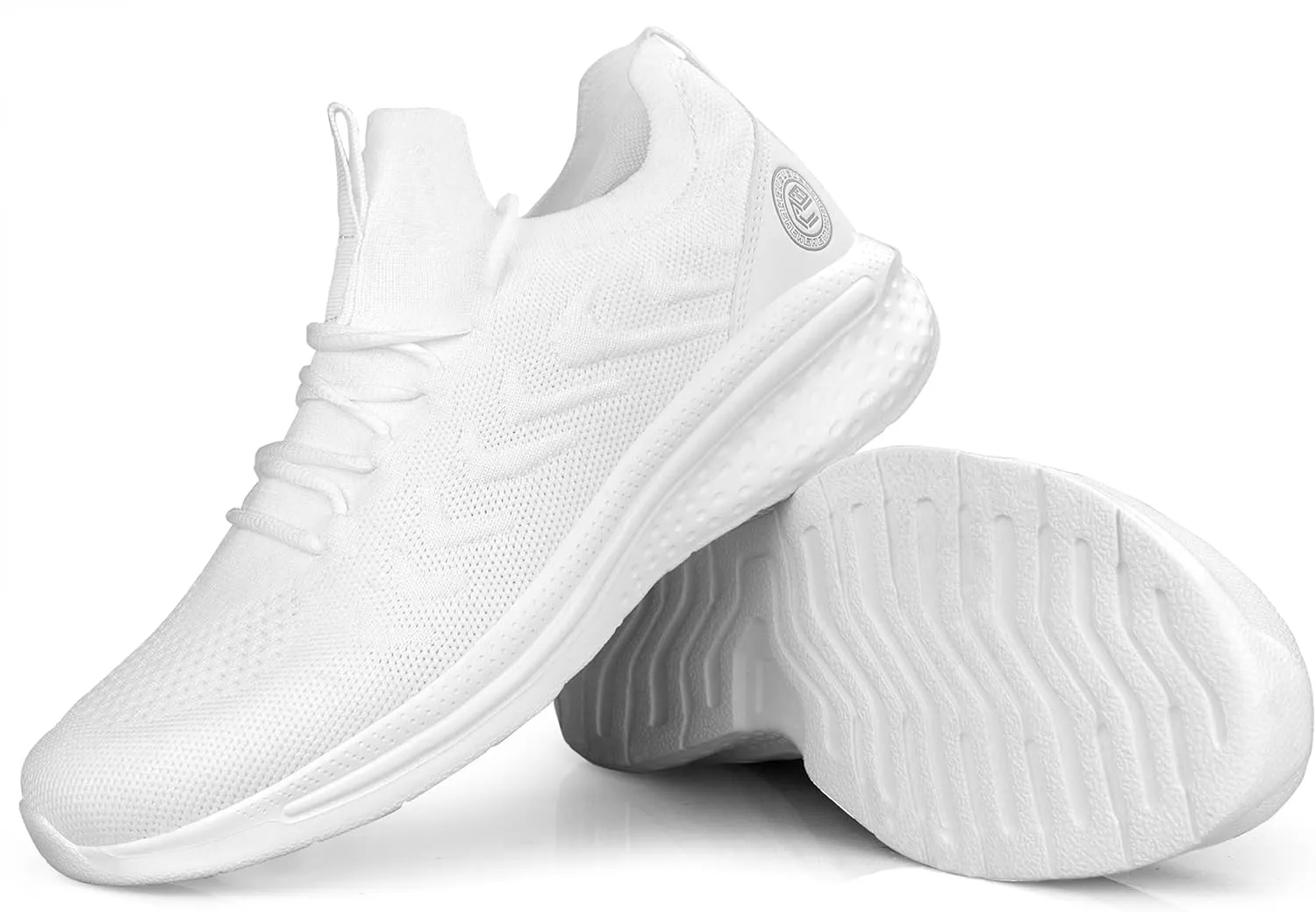 Pujcs Men Sneakers Lightweight Running Shoes for Men Slip on Walking Shoes Mesh Comfortable Atheletic Shoes for Tennis Gym Workout