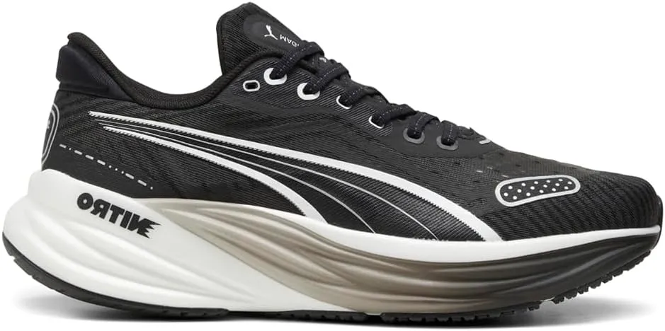 PUMA Mens Magnify Nitro 2 Tech Running Sneakers Shoes - Black - Size 11.5 M