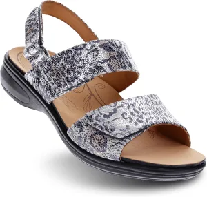 Revere Como Women’s Sandals with Back Strap - Premium Leather, Adjustable Fit, Orthotic-Friendly, Shock-Absorbing - Stylish & Comfortable for Travel & Daily Wear