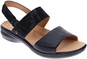 Revere Como Women’s Sandals with Back Strap - Premium Leather, Adjustable Fit, Orthotic-Friendly, Shock-Absorbing - Stylish & Comfortable for Travel & Daily Wear