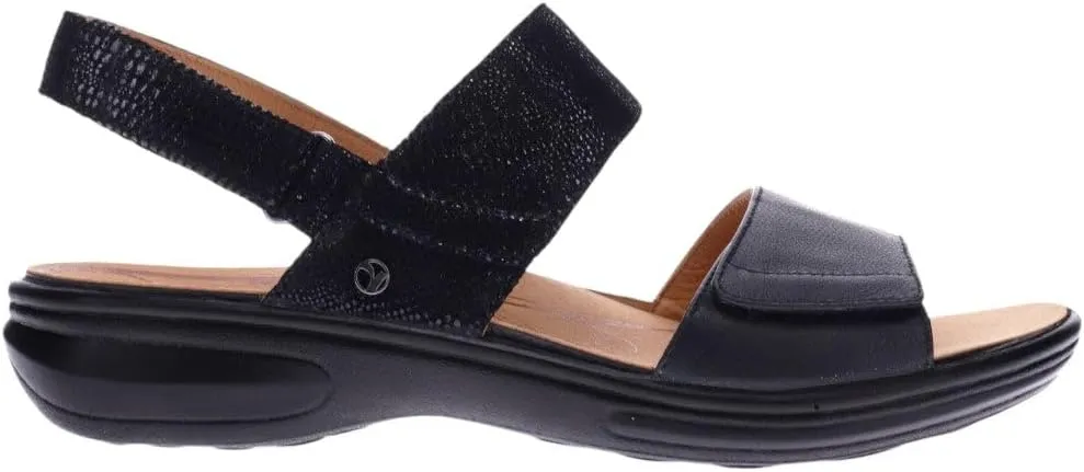 Revere Como Women’s Sandals with Back Strap - Premium Leather, Adjustable Fit, Orthotic-Friendly, Shock-Absorbing - Stylish & Comfortable for Travel & Daily Wear