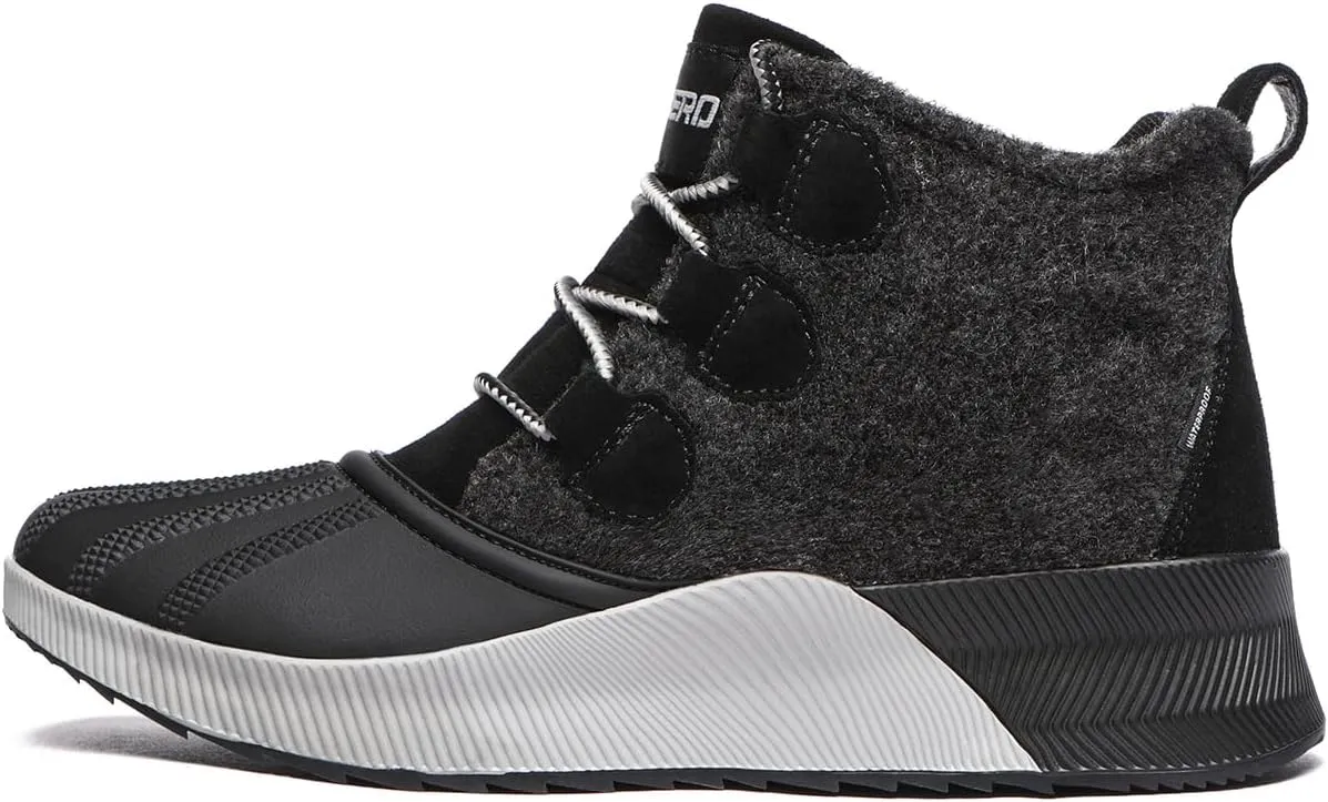 Rihero Women's Classic Waterproof Ankle Boots Fashion Lightweight Leather Suede Hiking Ankle Booties