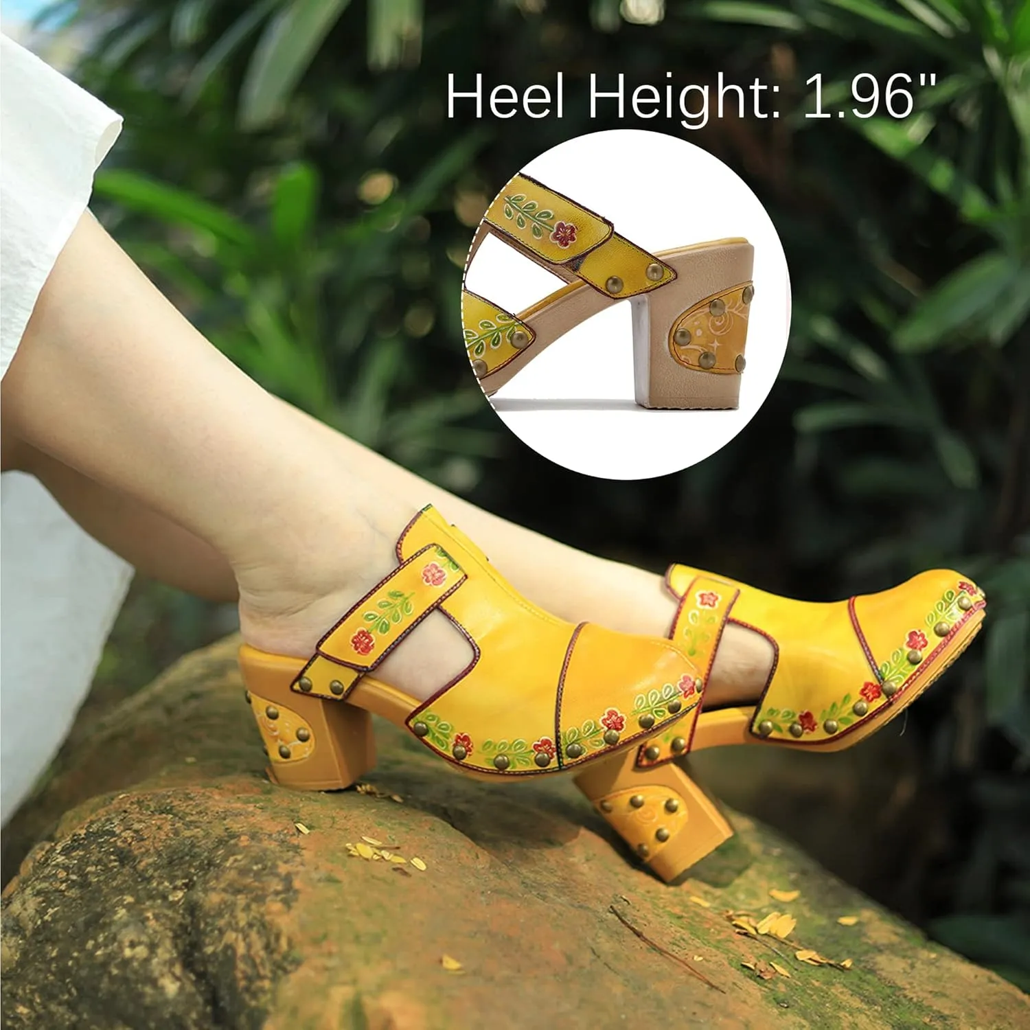 Riutiru Women's Handmade Vintage Ethnic Style Lambskin Sandals and Slippers - Fashion and lightweight Suitable for Any Occasion