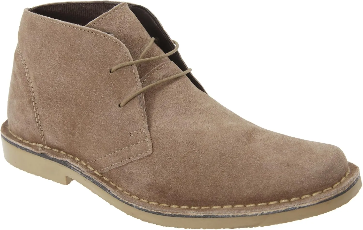 Roamers Mens Real Suede Classic Desert Boots