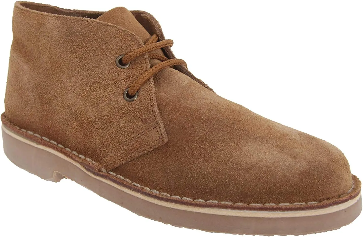 Roamers Mens Real Suede Unlined Desert Boots