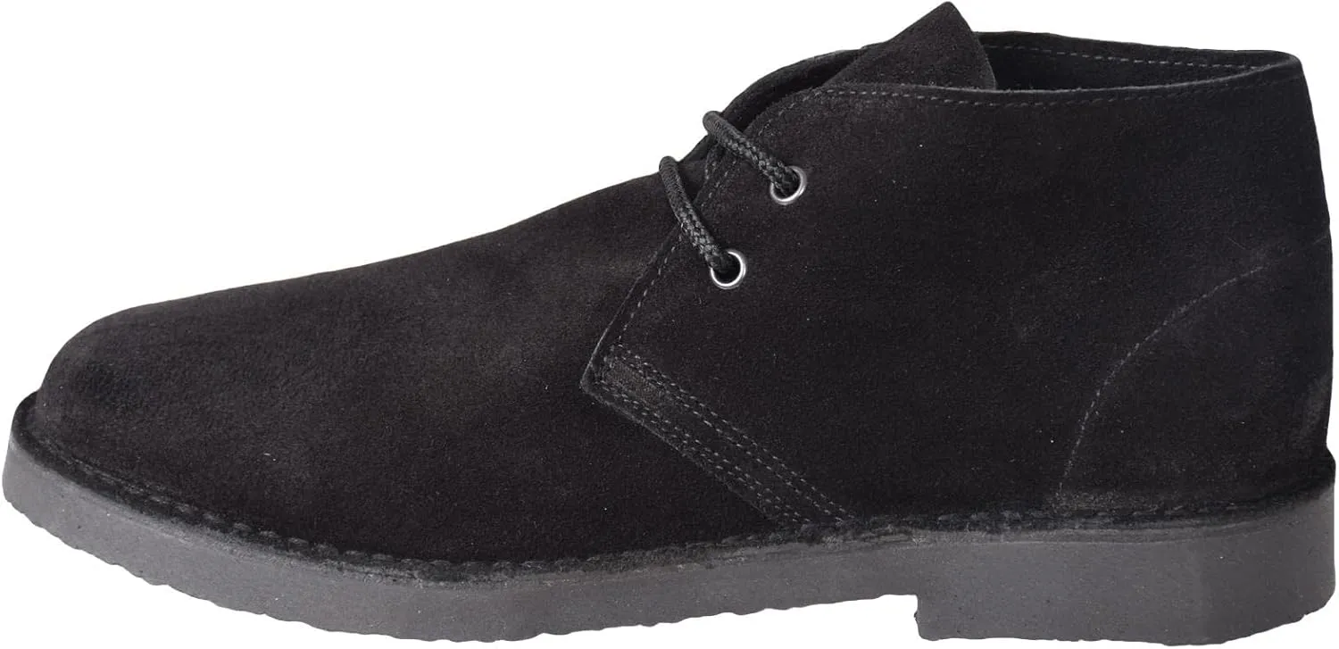 Roamers Mens Real Suede Unlined Desert Boots