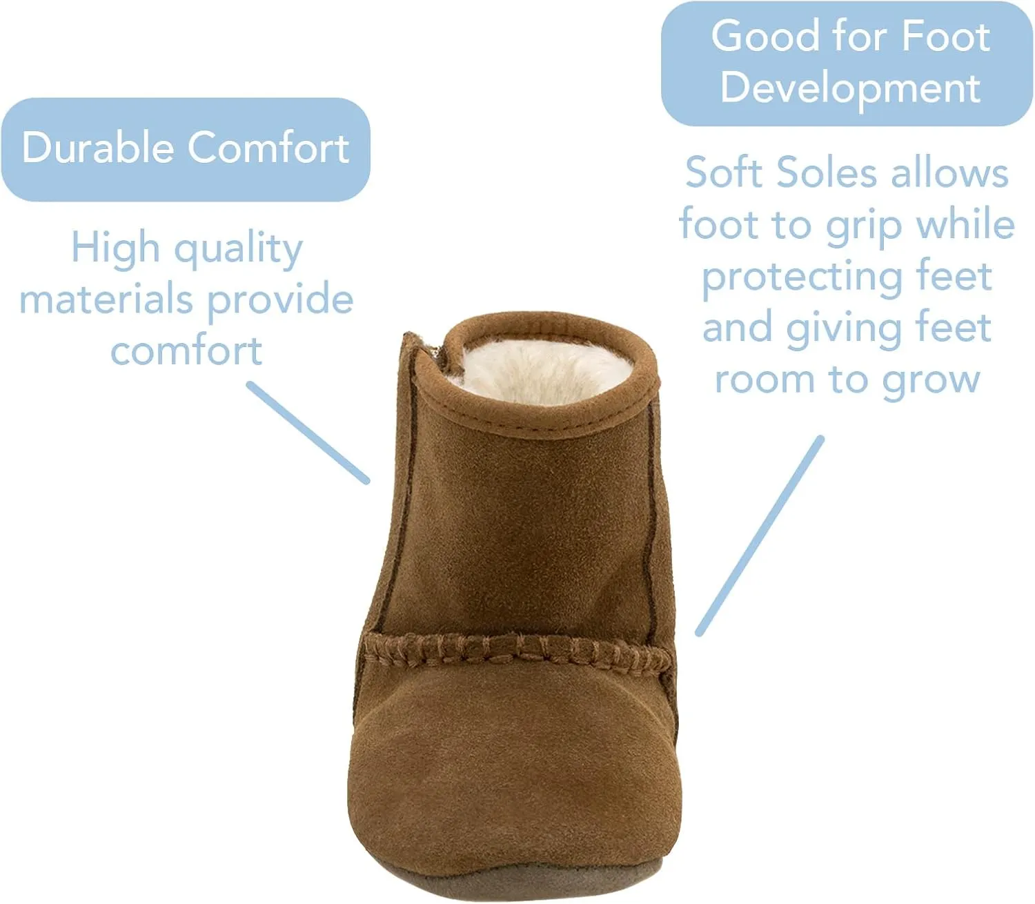 Robeez Baby Girls and Boys Soft Soles Slip-Resistant Crib Boots for Infant and Toddler, 0-24 Months