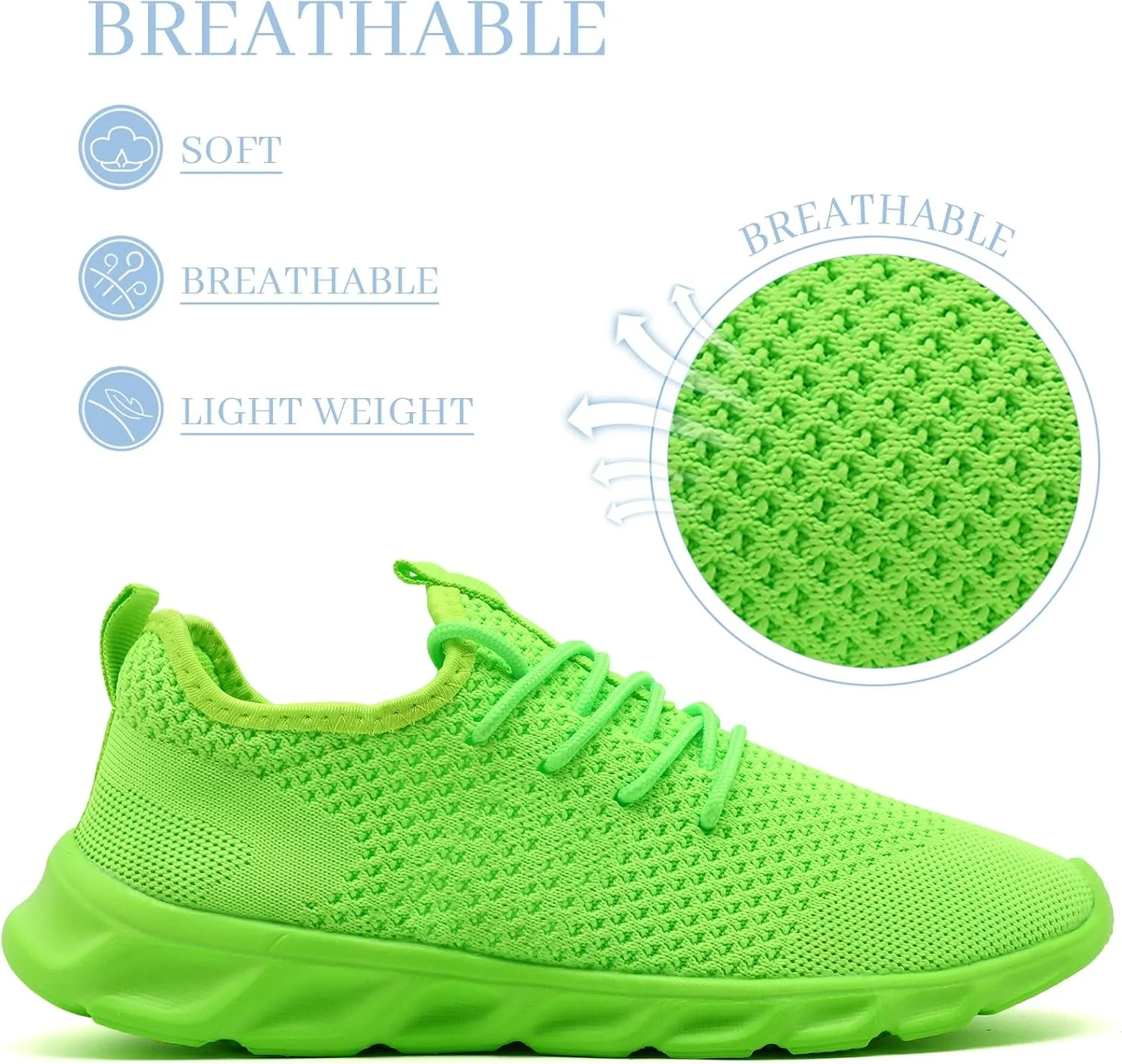 Running Shoes Mens Womens Walking Tennis Gym Sneakers Slip On Comfortable Lightweight Athletic Workout Casual Fashion Sports Shoes