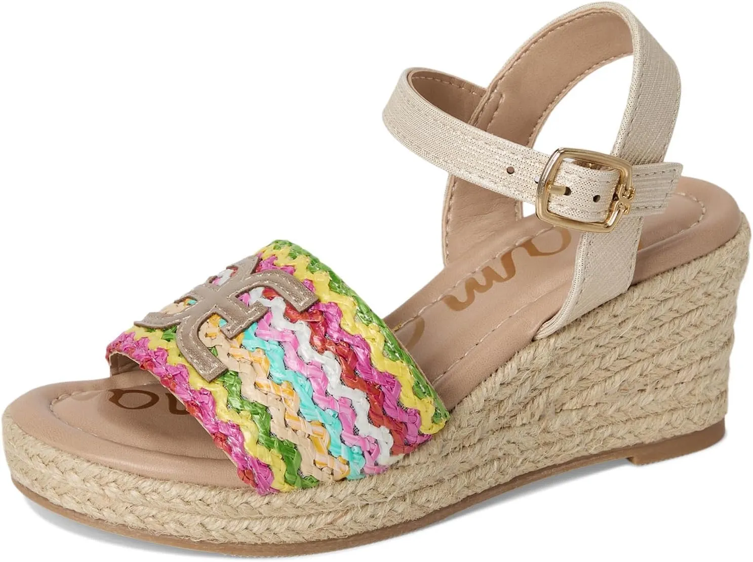 Sam Edelman Girl's Lucia Band (Little Big Kid) Espadrille Wedge Sandal