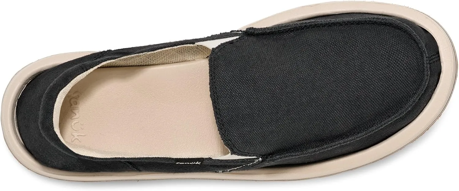 Sanuk Womens Donna Mesa Loafers | Womens Shoes | Slip On Shoes for Women | Women's Slip-on Loafers | Memory Foam Footbed