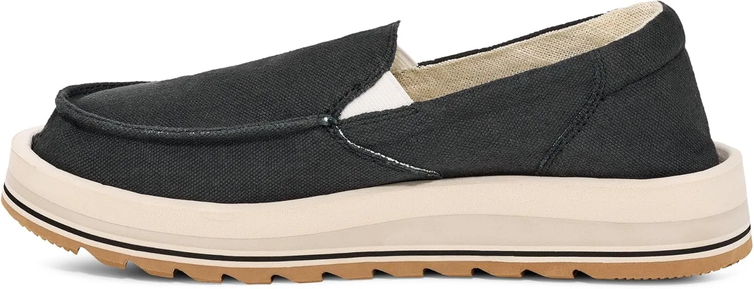 Sanuk Womens Donna Mesa Loafers | Womens Shoes | Slip On Shoes for Women | Women's Slip-on Loafers | Memory Foam Footbed