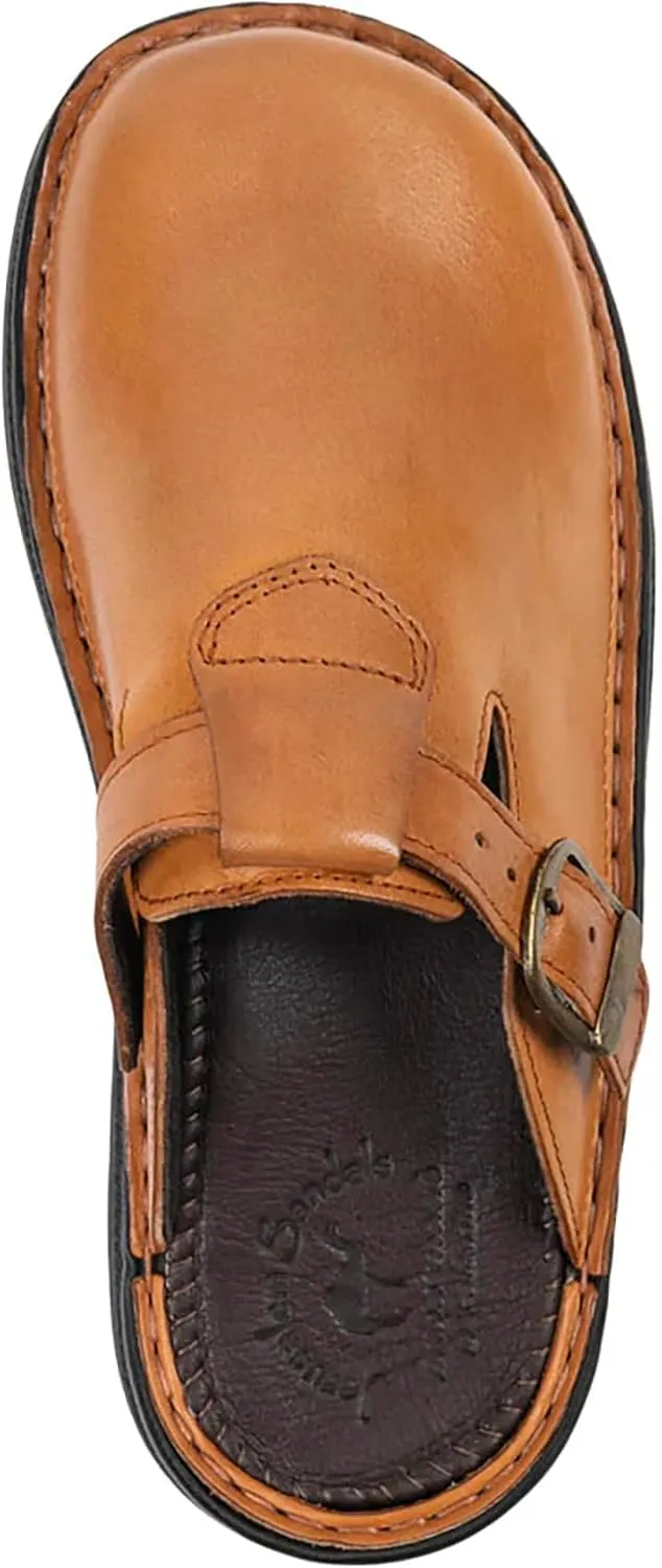 Sawyer - Leather Clog-Toe Sandal - Womens Sandals