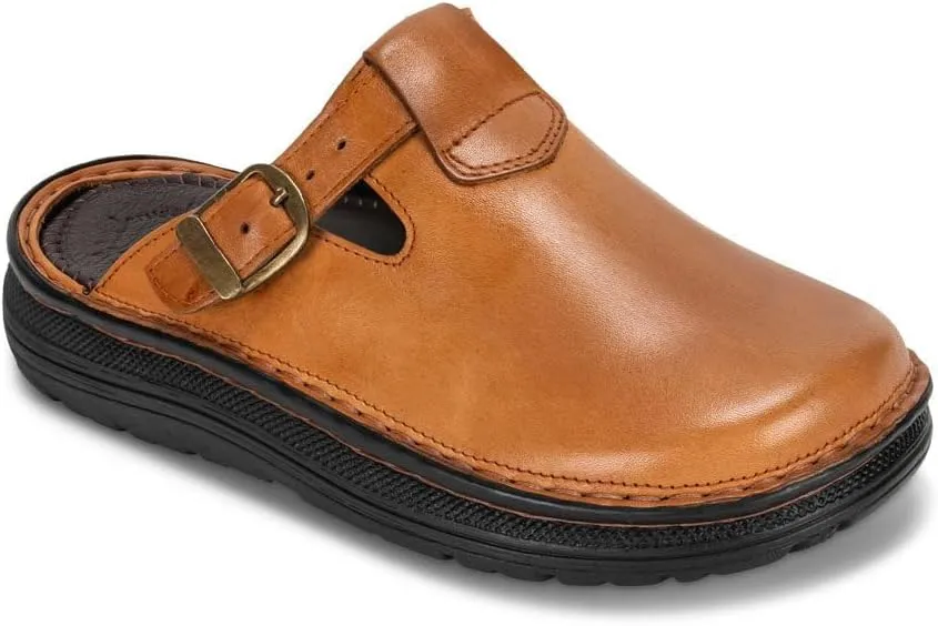 Sawyer - Leather Clog-Toe Sandal - Womens Sandals