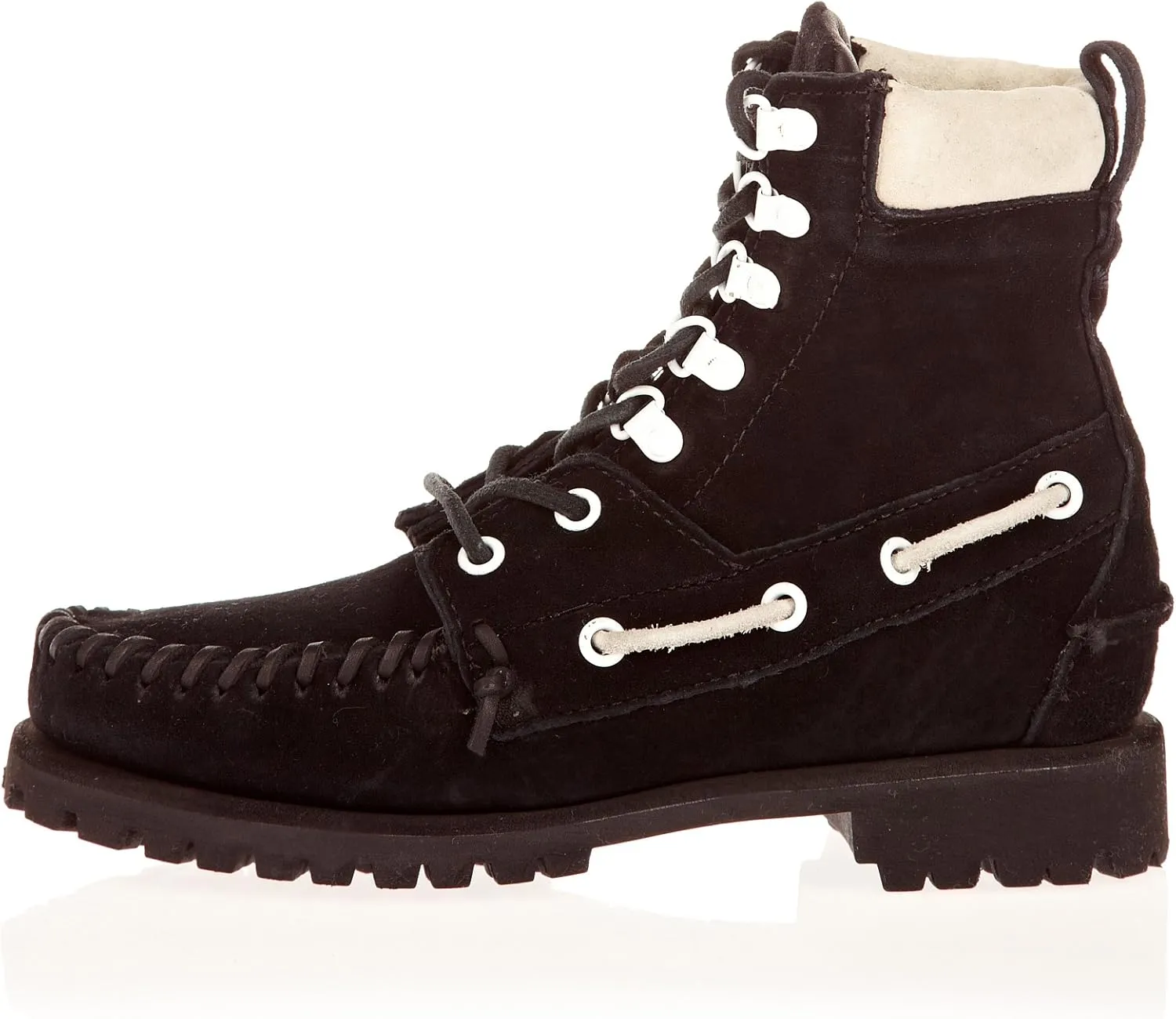 Sebago Women's Delancey Lace Up Boots Black 5 M