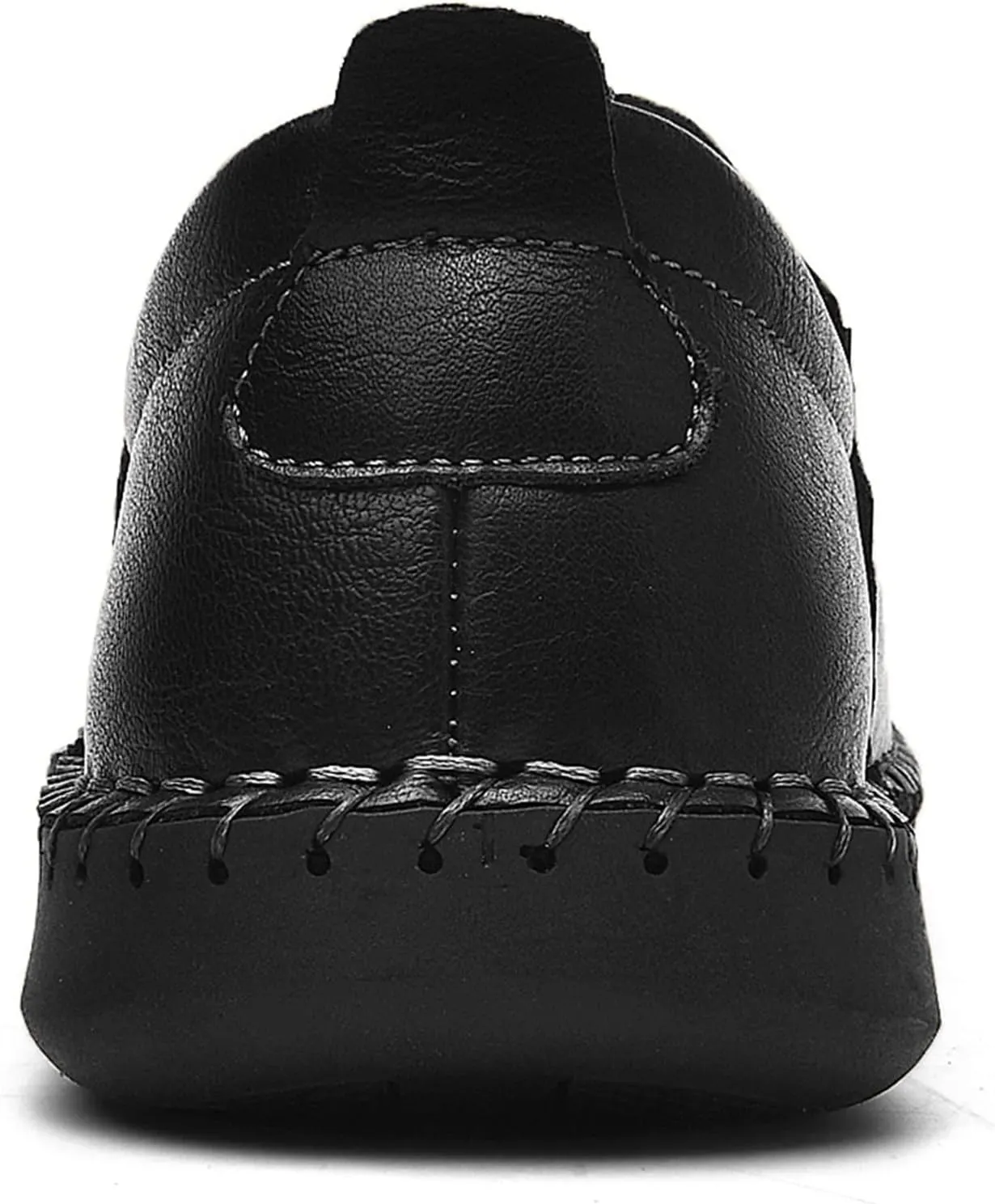 Shaire Men's Casual Leather Slip on Shoes, Breathable Comfortable Walking Shoes for Men