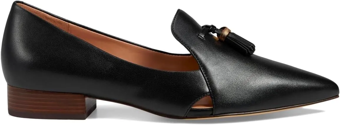 SHODENSE Women Tassel Loafer Flats Suede Slip On Pointed Closed Toe Flat Penny Loafers Dressy Ballerina Flats 4-11 M US