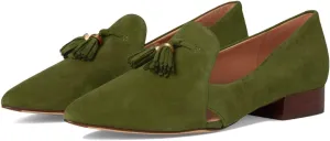 SHODENSE Women Tassel Loafer Flats Suede Slip On Pointed Closed Toe Flat Penny Loafers Dressy Ballerina Flats 4-11 M US