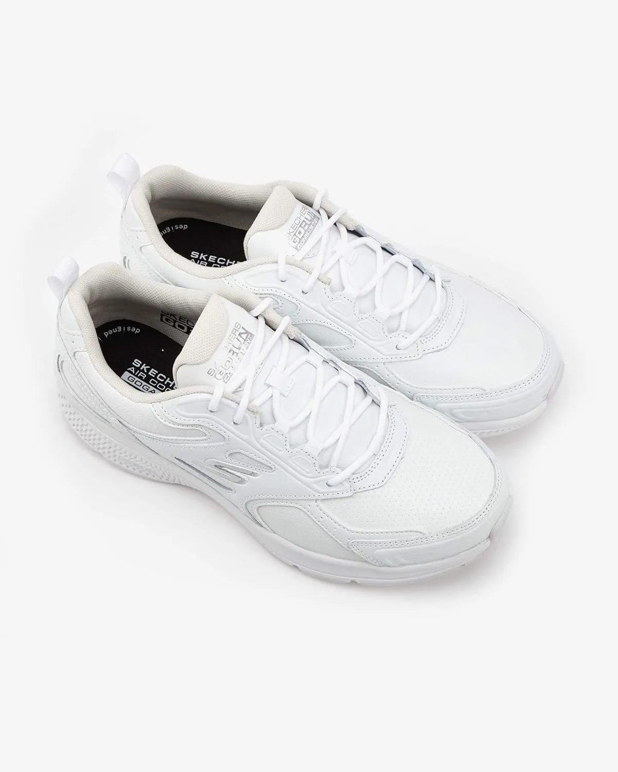 Skechers Men's Go Run Consistent Leather Cross training Tennis Shoe Sneaker with Air Cooled Foam