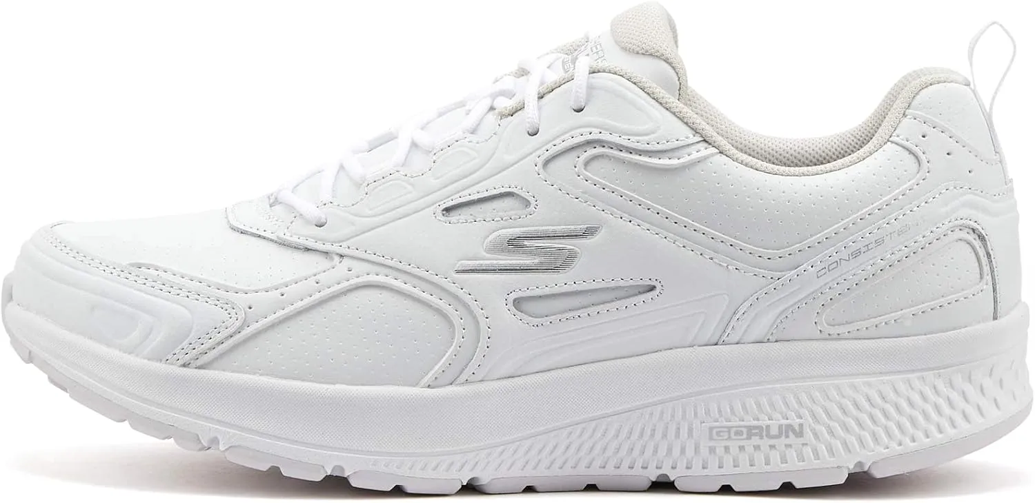 Skechers Men's Go Run Consistent Leather Cross training Tennis Shoe Sneaker with Air Cooled Foam