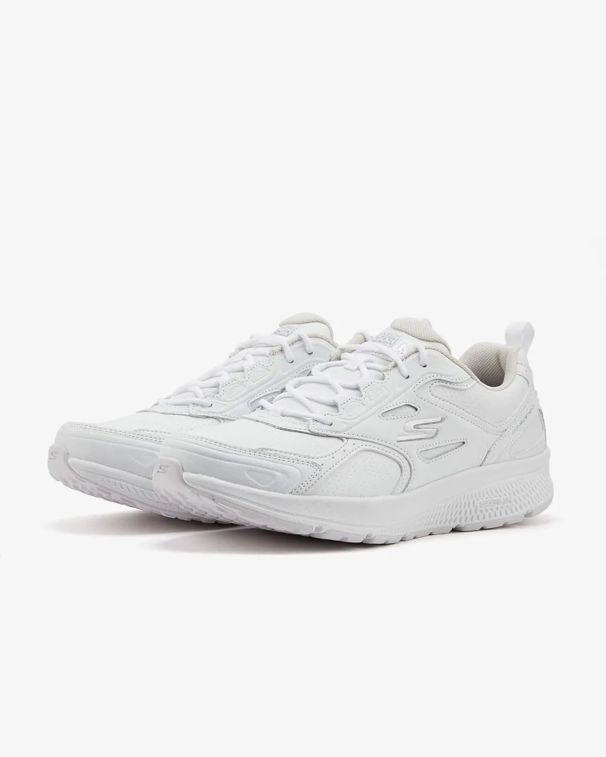 Skechers Men's Go Run Consistent Leather Cross training Tennis Shoe Sneaker with Air Cooled Foam