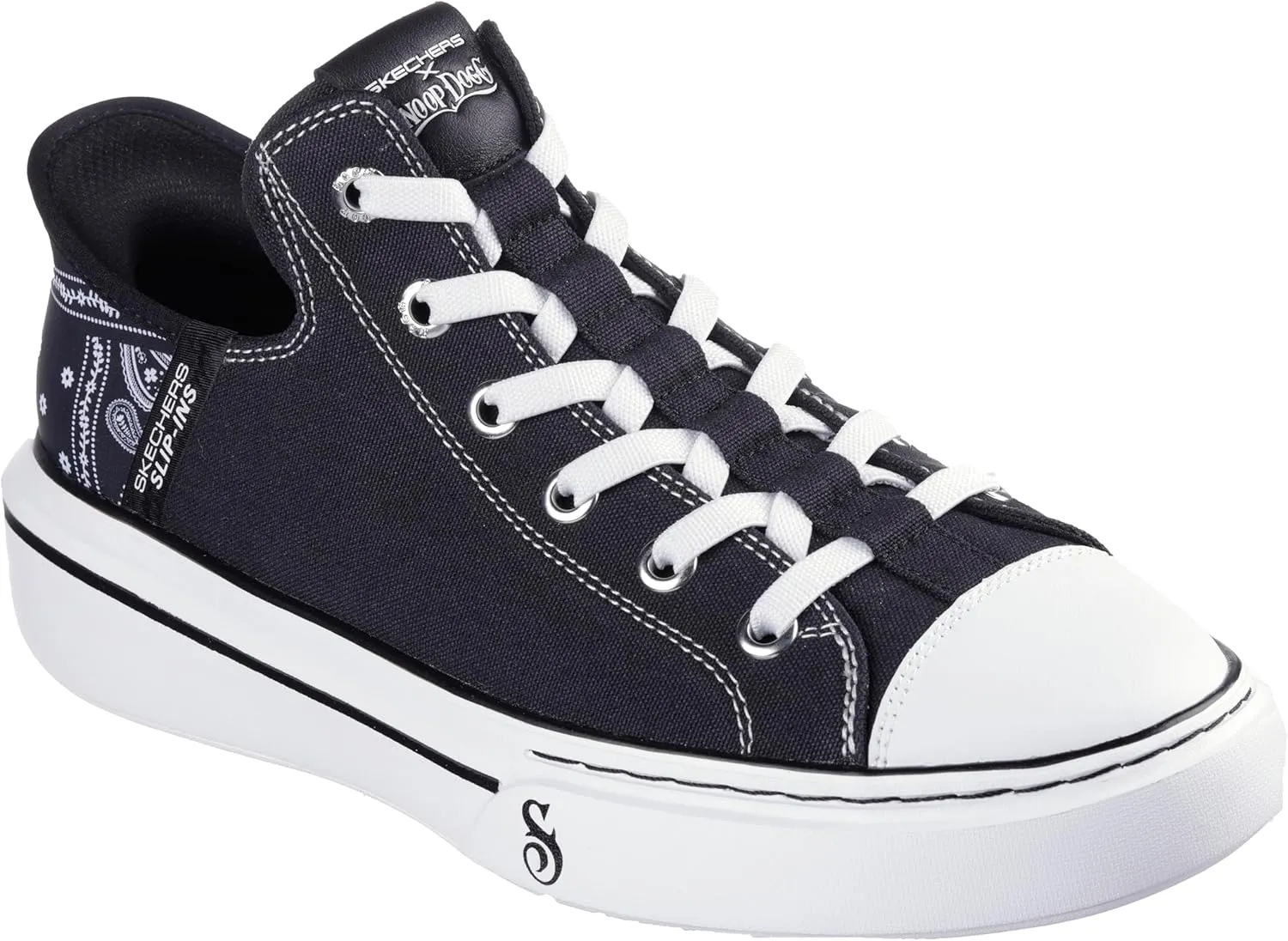 Skechers Men's Snoop Dogg:Snoop One-Og Canvas Hands Free Slip-ins Sneaker