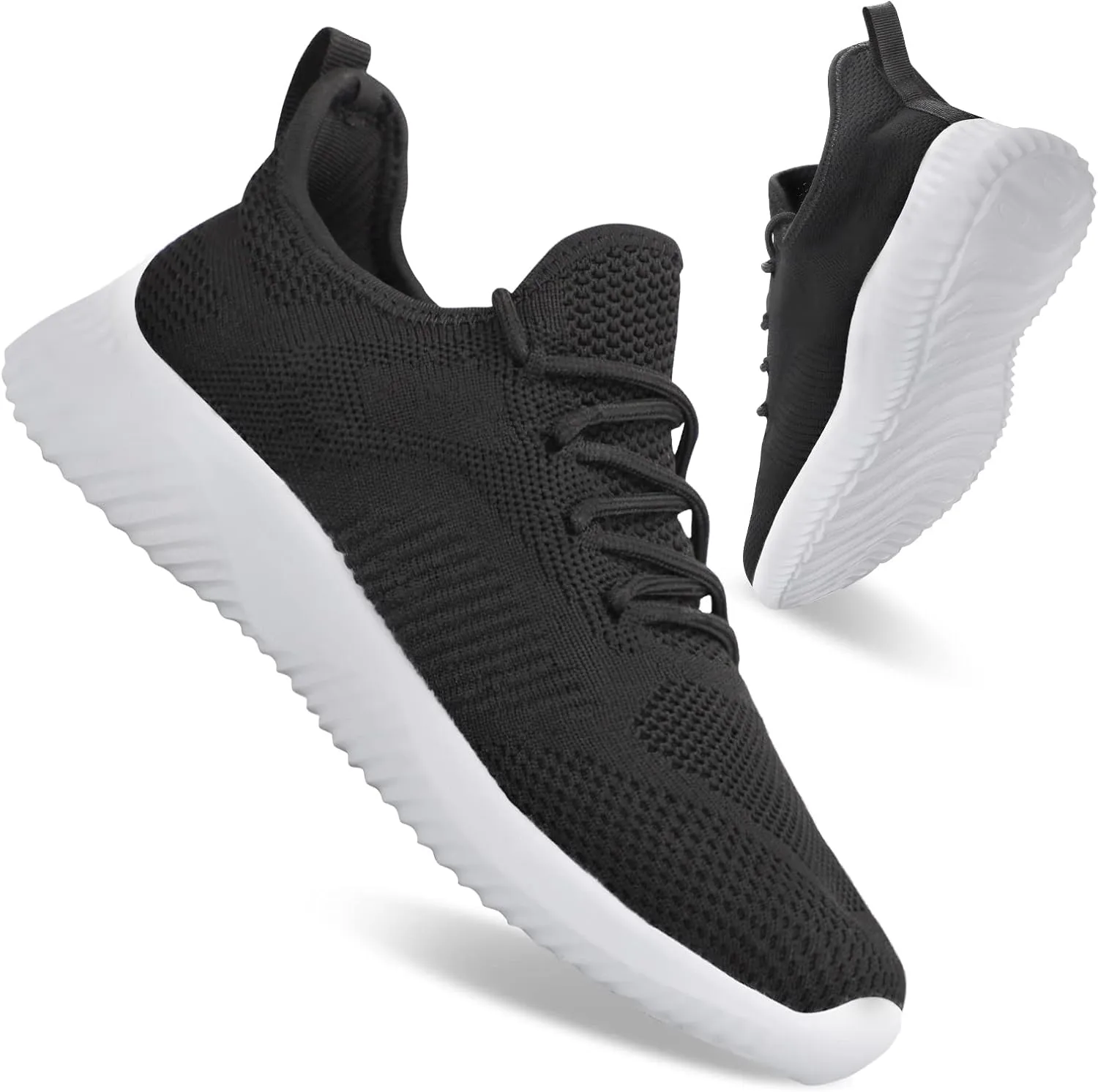 Slip On Sneakers for Women-Fashion Sneakers Walking Shoes Non Slip Lightweight Breathable Mesh Running Shoes Comfortable
