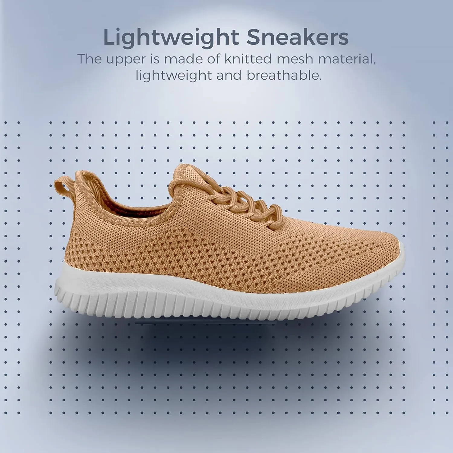 Slip On Sneakers for Women-Fashion Sneakers Walking Shoes Non Slip Lightweight Breathable Mesh Running Shoes Comfortable