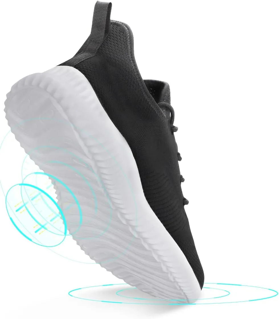 Slip On Sneakers for Women-Fashion Sneakers Walking Shoes Non Slip Lightweight Breathable Mesh Running Shoes Comfortable