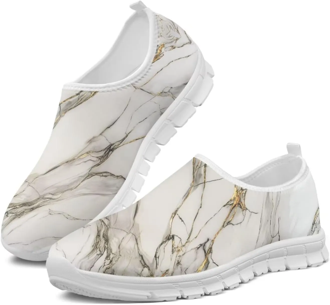 Slip On Tennis Shoes Various Styles Ultimate Comfort White