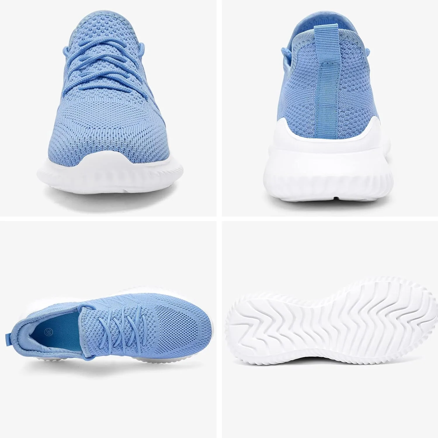 Slow Man Womens Walking Tennis Shoes Fashion Slip on Comfortable Lightweight Memory Foam Athletic Casual Sneakers for Running Gym Workout Nurse