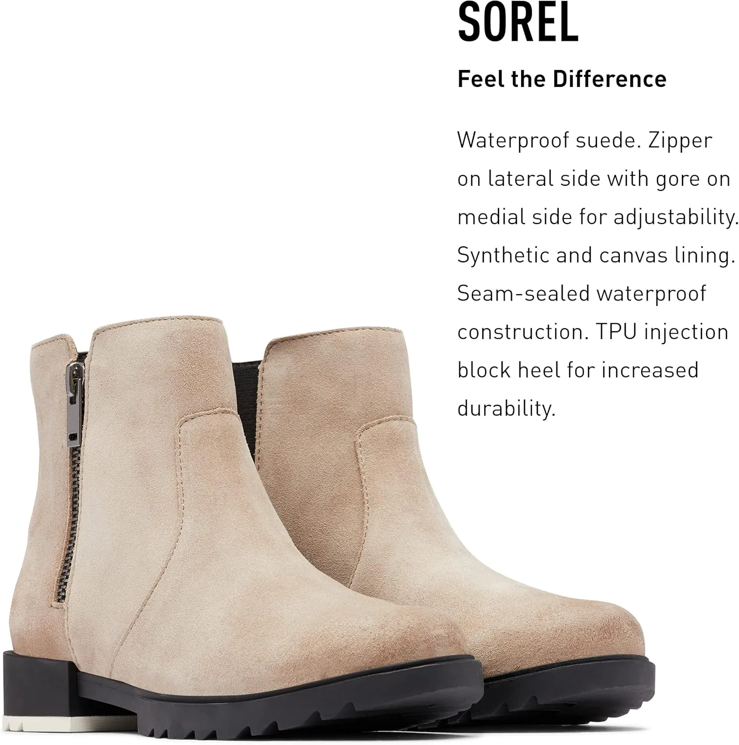 Sorel Women's Emelie II Zip Waterproof Boot