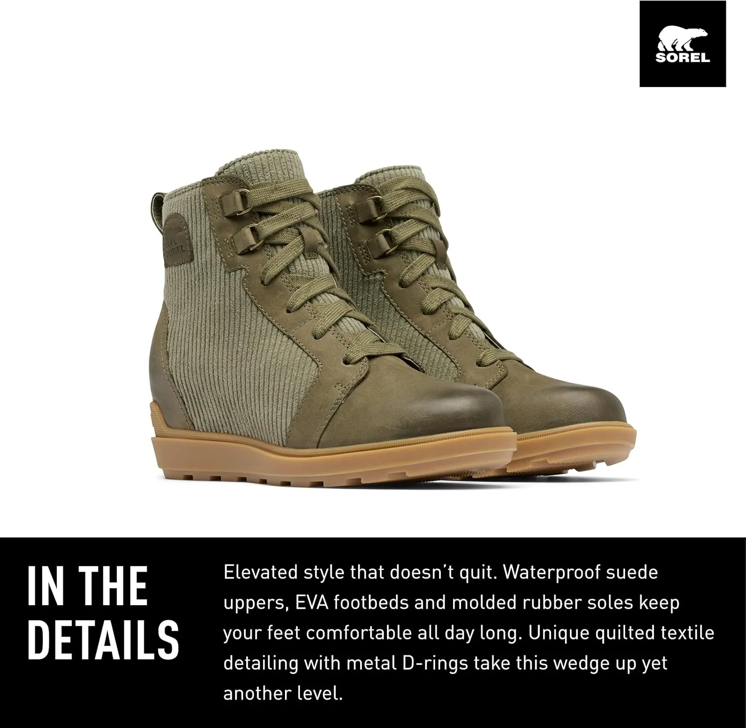 SOREL Women's Evie II NW Lace Boots