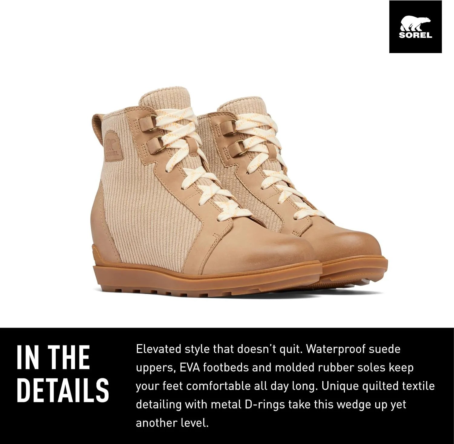 SOREL Women's Evie II NW Lace Boots