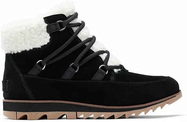 Sorel Women's Harlow Lace Cozy Boot — Waterproof Leather Ankle Booties