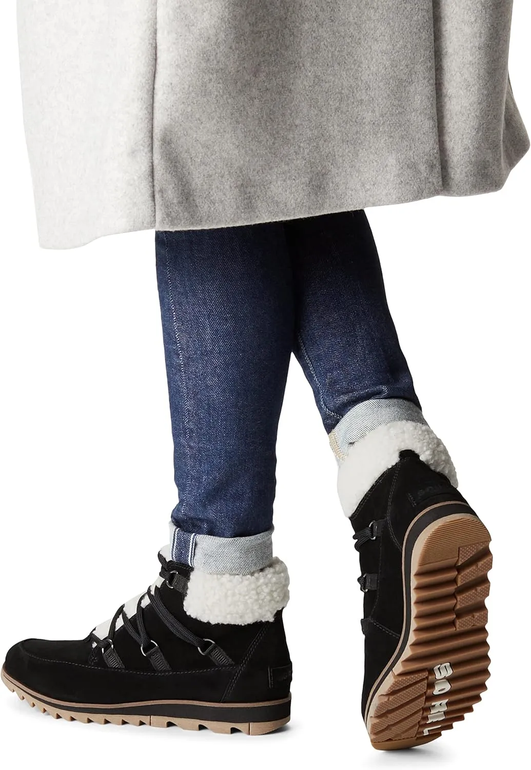 Sorel Women's Harlow Lace Cozy Boot — Waterproof Leather Ankle Booties
