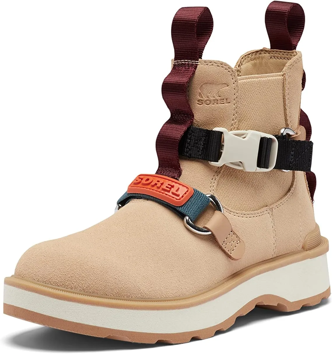 Sorel Women's Hi-Line EQ Chelsea Boot - Ceramic, Chalk