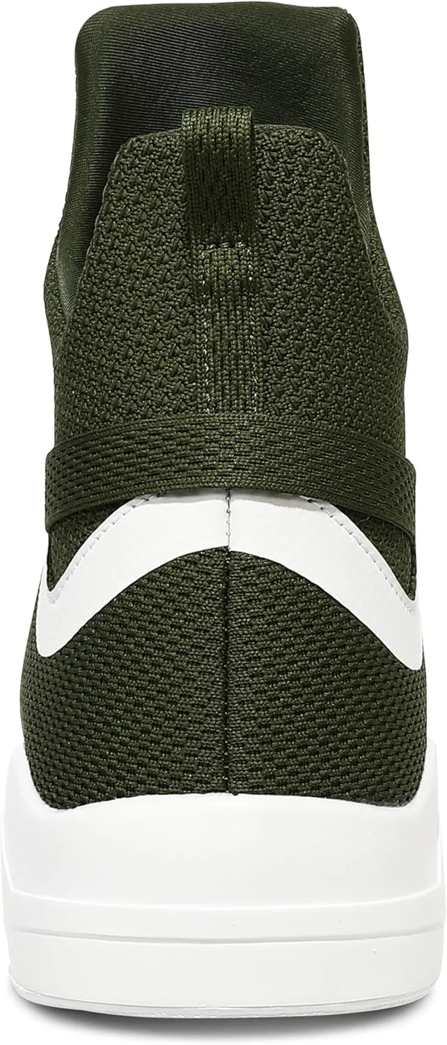 Soulsfeng High Top Running Shoes for Men Lightweight Breathable Mesh Walking Athletic Sneakers