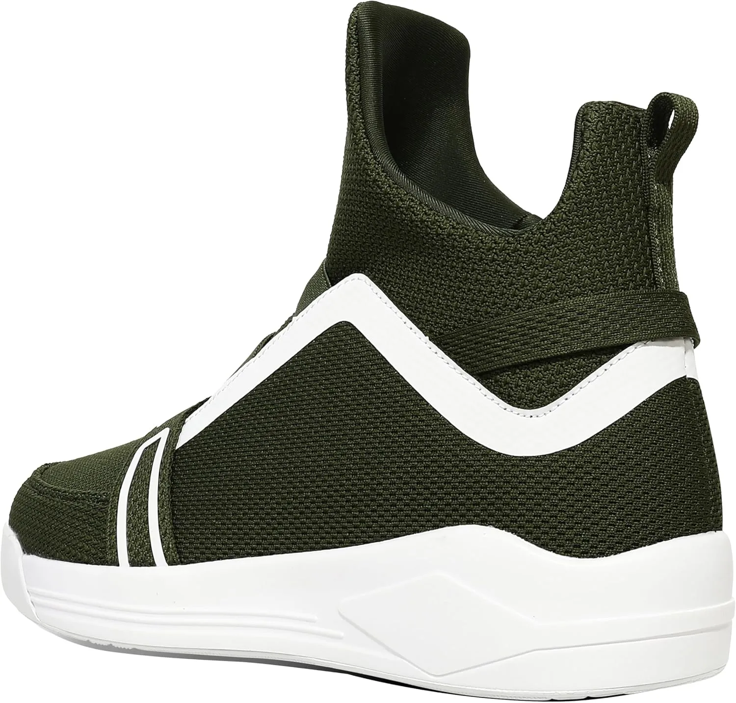 Soulsfeng High Top Running Shoes for Men Lightweight Breathable Mesh Walking Athletic Sneakers