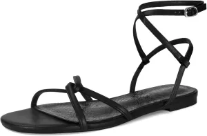 SOVANYOU Strappy Sandals for Women Dressy Flat Sandals Open Toe Cute Summer Sandal with Cross Ankle Strap