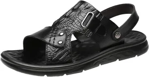 Sports Beach Sliding Outdoor Remote Slippers S Men's Shoes Sole Leather Heel