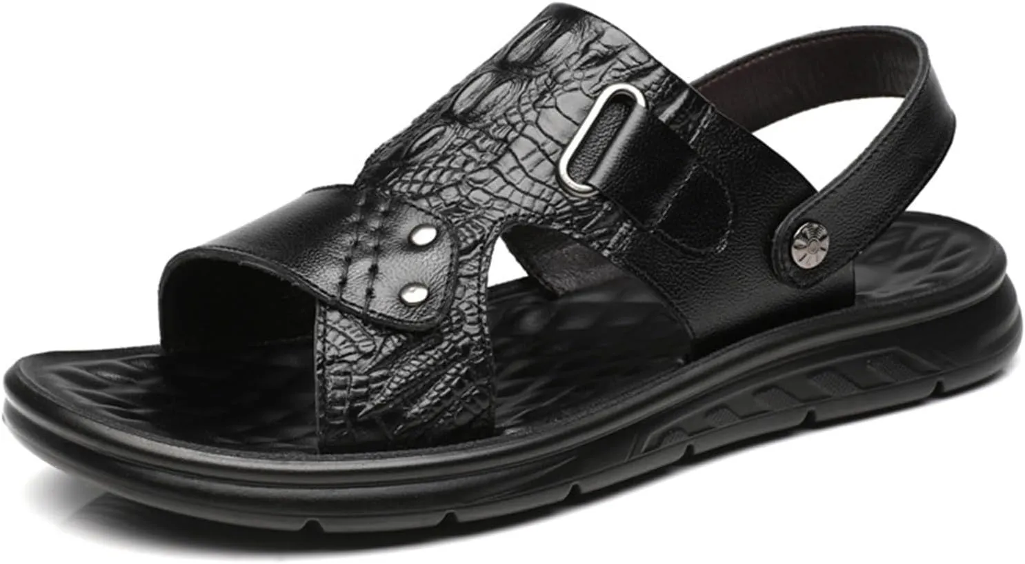 Sports Beach Sliding Outdoor Remote Slippers S Men's Shoes Sole Leather Heel