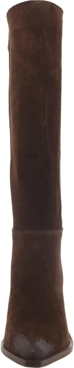 Steve Madden Womens Devina Suede Pull On Knee-High Boots