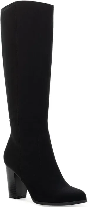 Style & Co. Womens Addyy Faux Suede Knee-High Boots