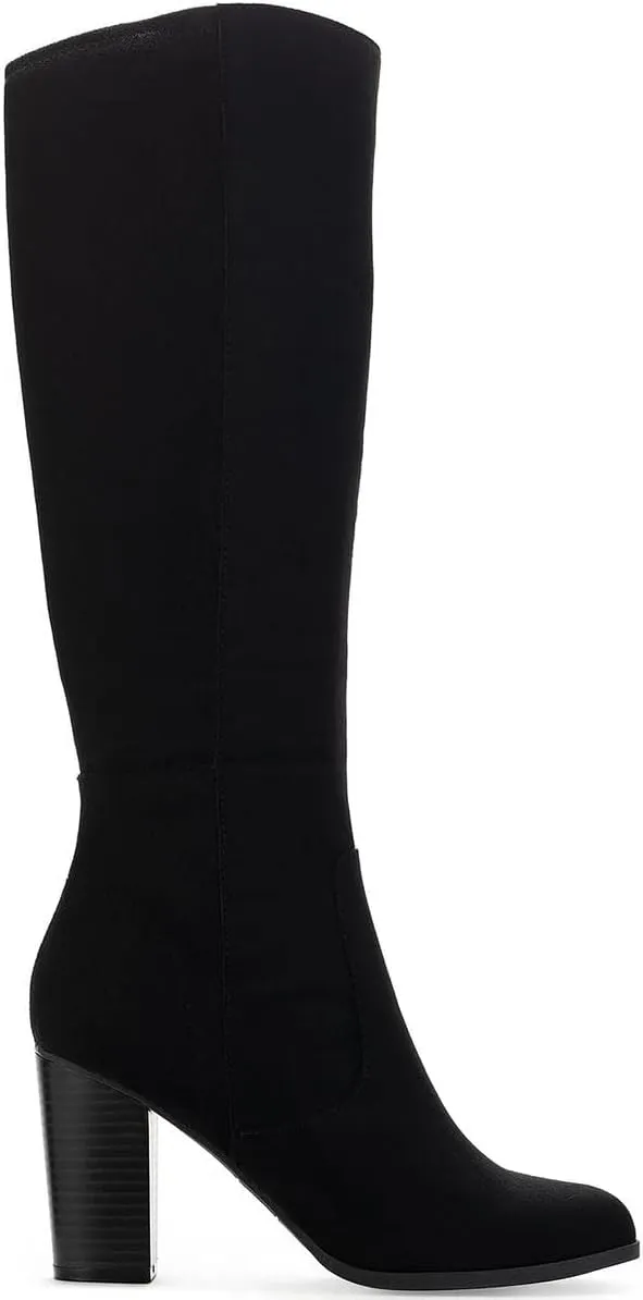 Style & Co. Womens Addyy Faux Suede Knee-High Boots