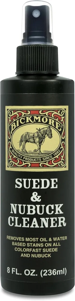 Suede & Nubuck Cleaner - Remove Water Dirt Oil Stains From Shoes Boots Purses Handbags & More 8 fl oz